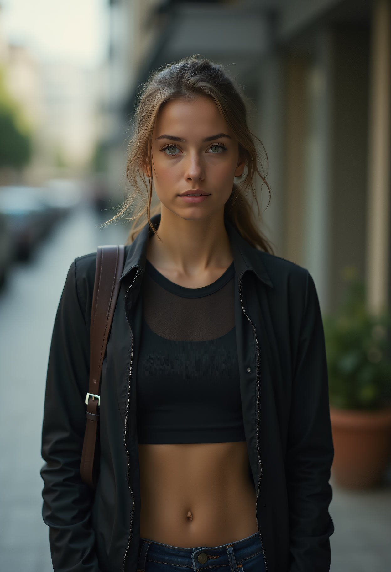 Курьер в антиутопическом городе