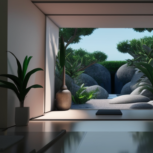 Дзен комната для медитации