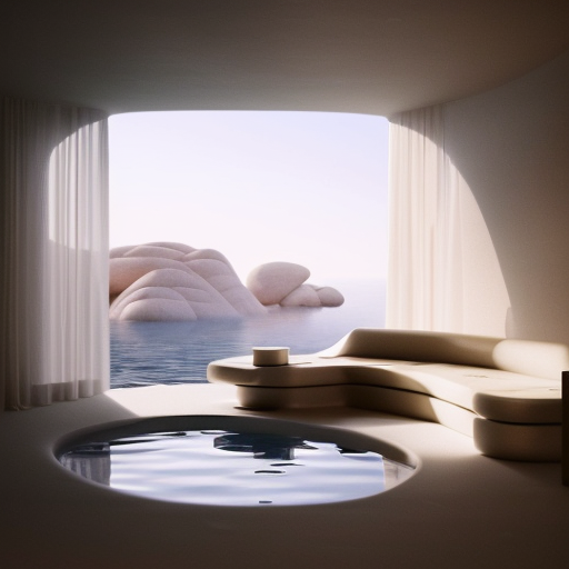 Ретрофутуристическая гостиная 70-х