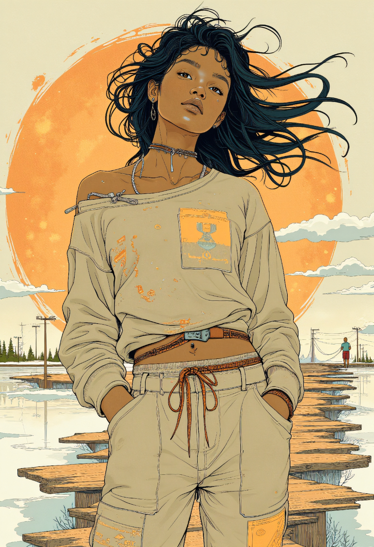 Деконструктивистская мода и танцовщица