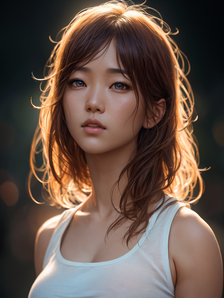 Красивая корейская девушка Kpop айдол