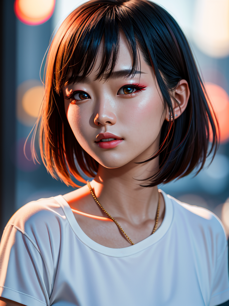 Красивая корейская девушка Kpop айдол