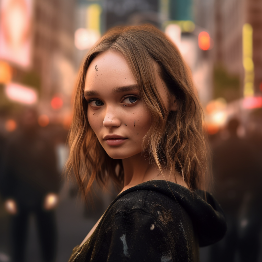 Лили Роуз Депп в апокалиптическом городе