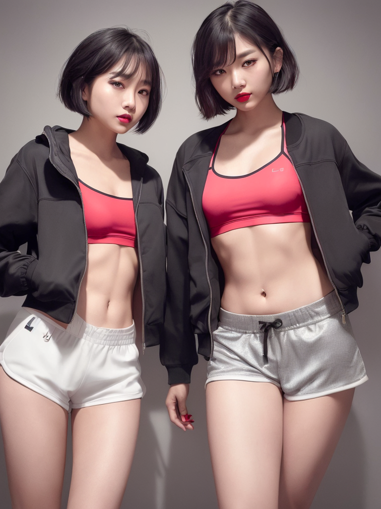 Kpop айдол в спортивном стиле