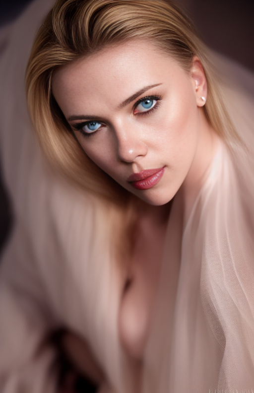 Скарлетт Йоханссон. Гиперреалистичный портрет