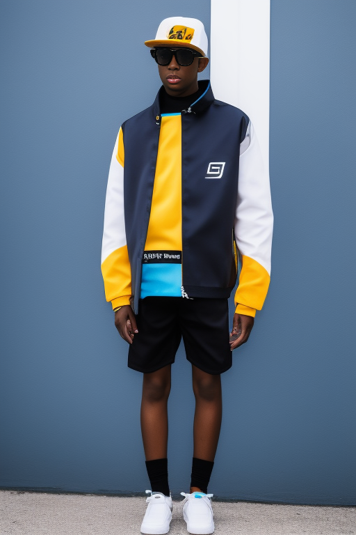 Подросток в стиле стритвир