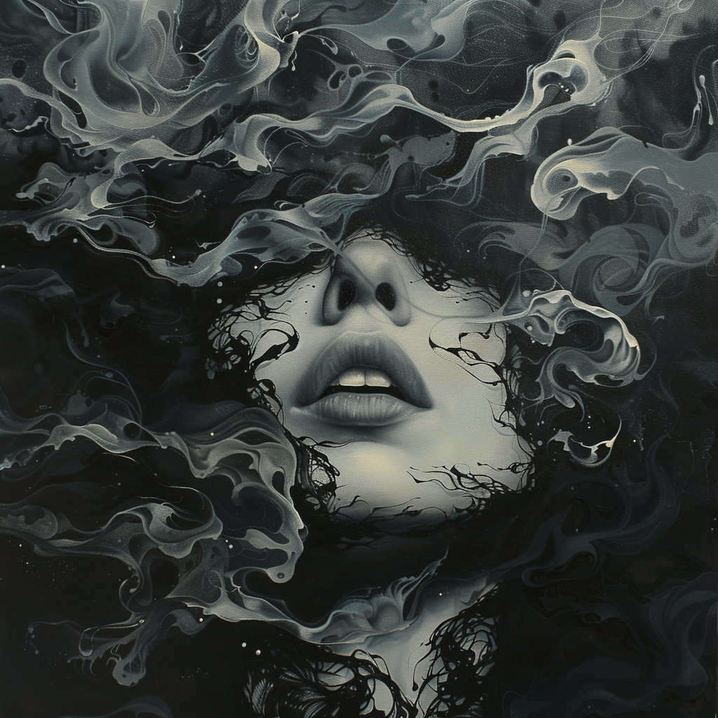 Женщина в дыму, реализм и фантазия