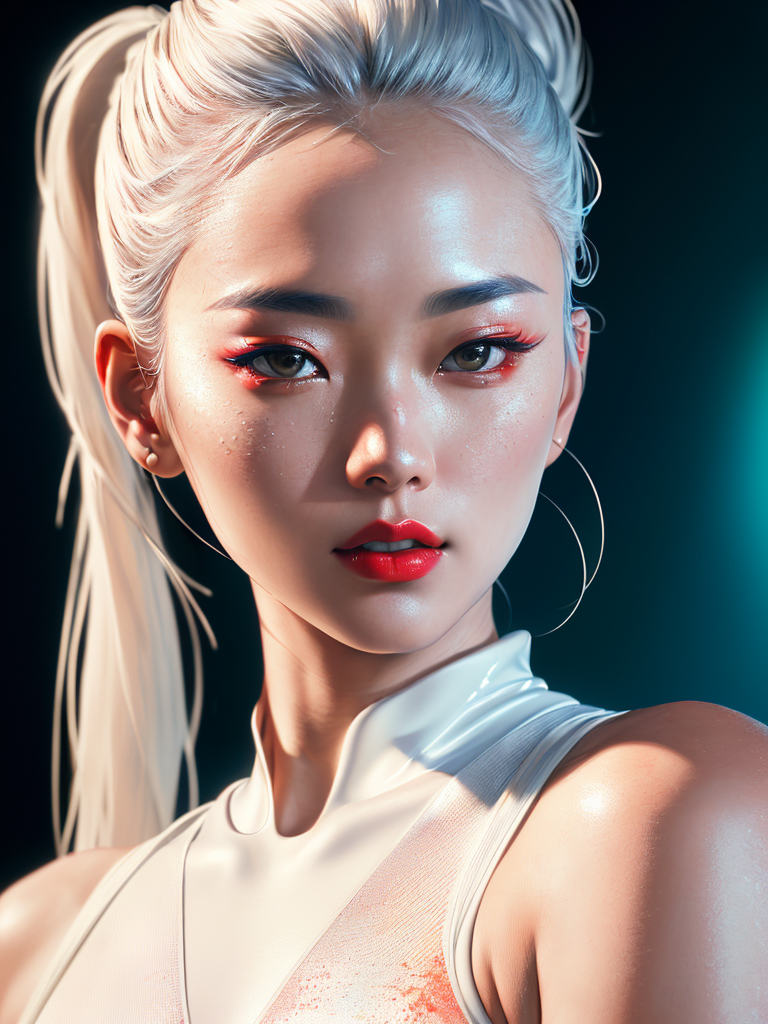 Kpop идол: реалистичный портрет девушки