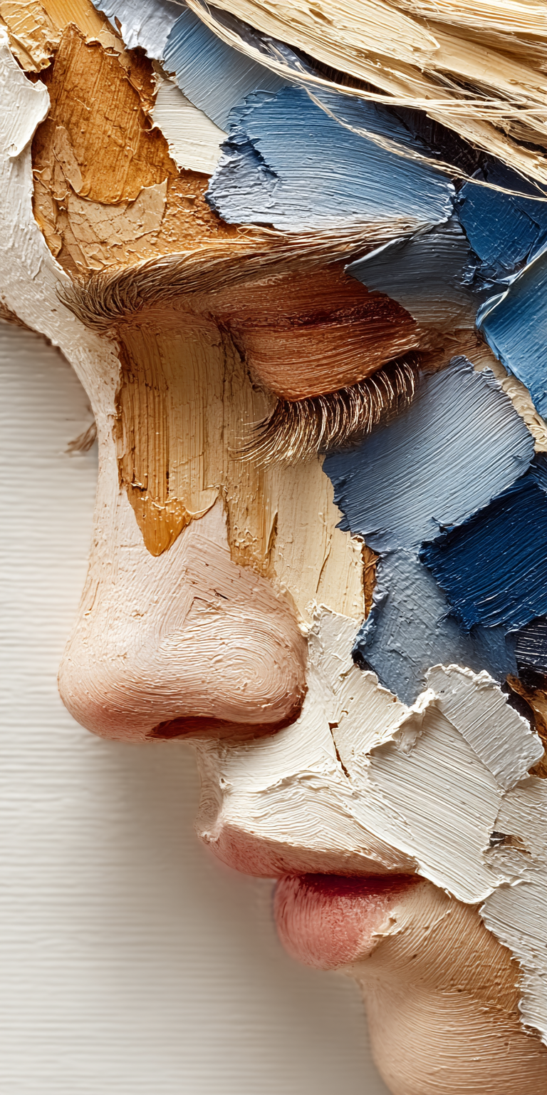 Постимпрессионистский портрет женщины в масле