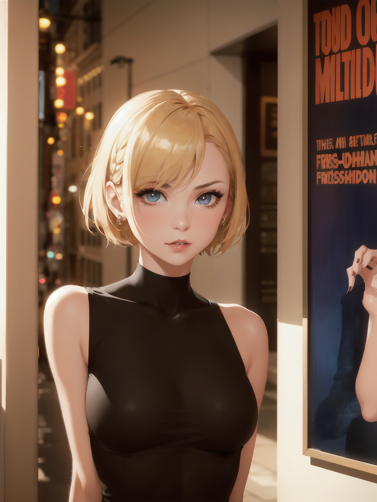 Драматичный портрет молодой женщины