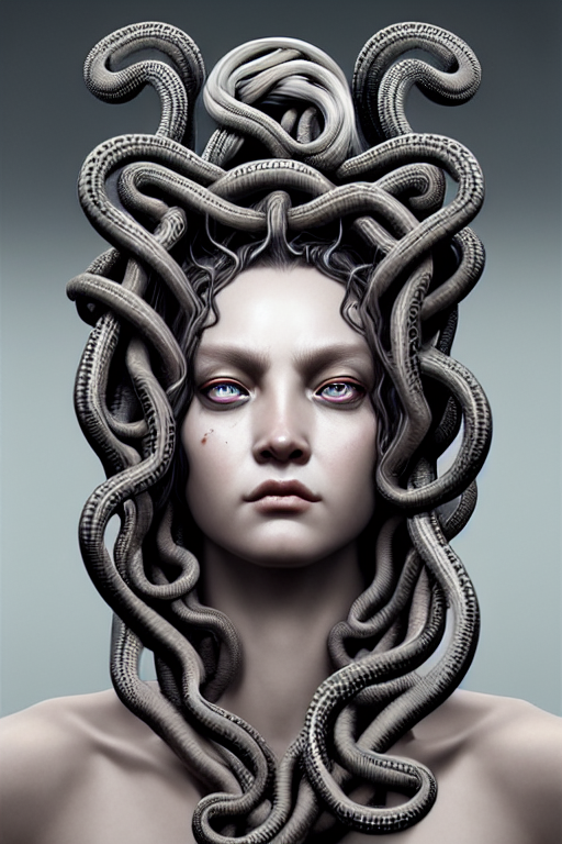 Медуза: детализированный цифровой портрет