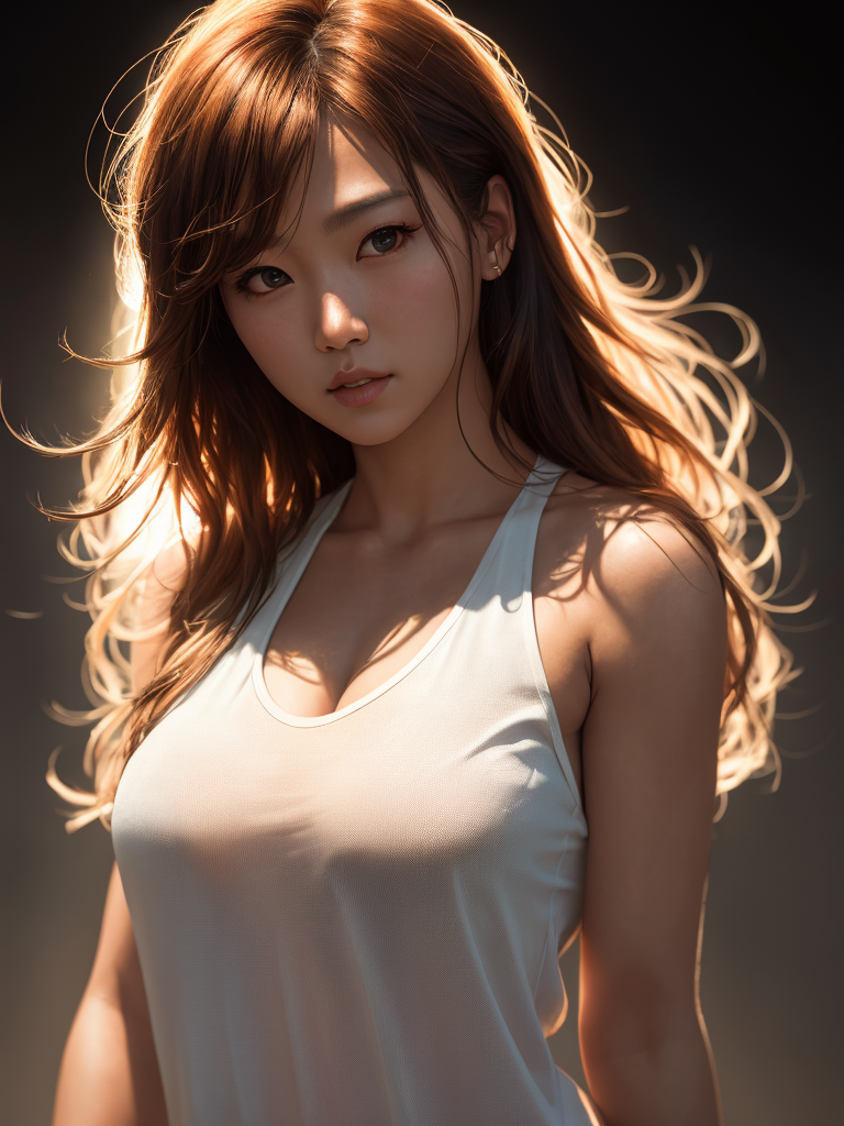 Красивая корейская девушка Kpop айдол