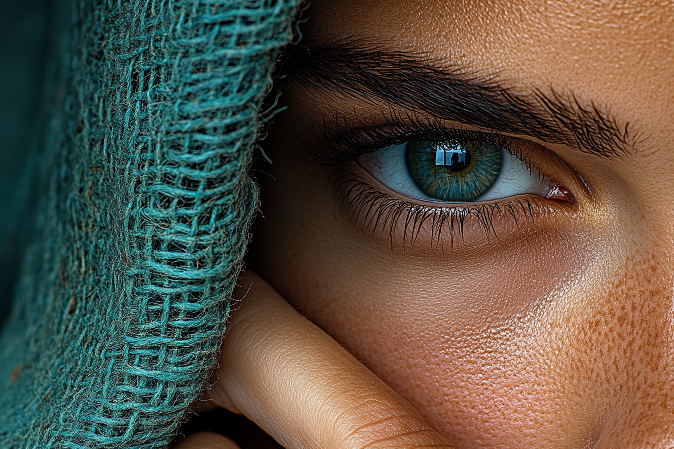 Фэшн портрет девушки крупным планом