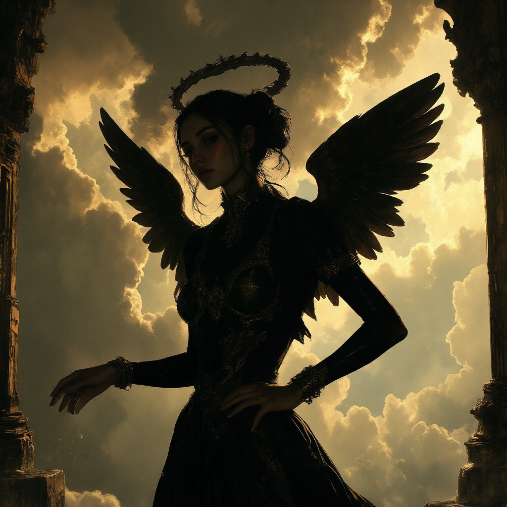 Теневой Ангел: небесное видение