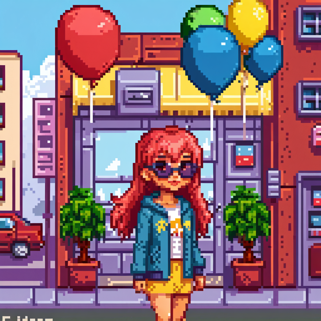 Милая девочка в стиле чиби