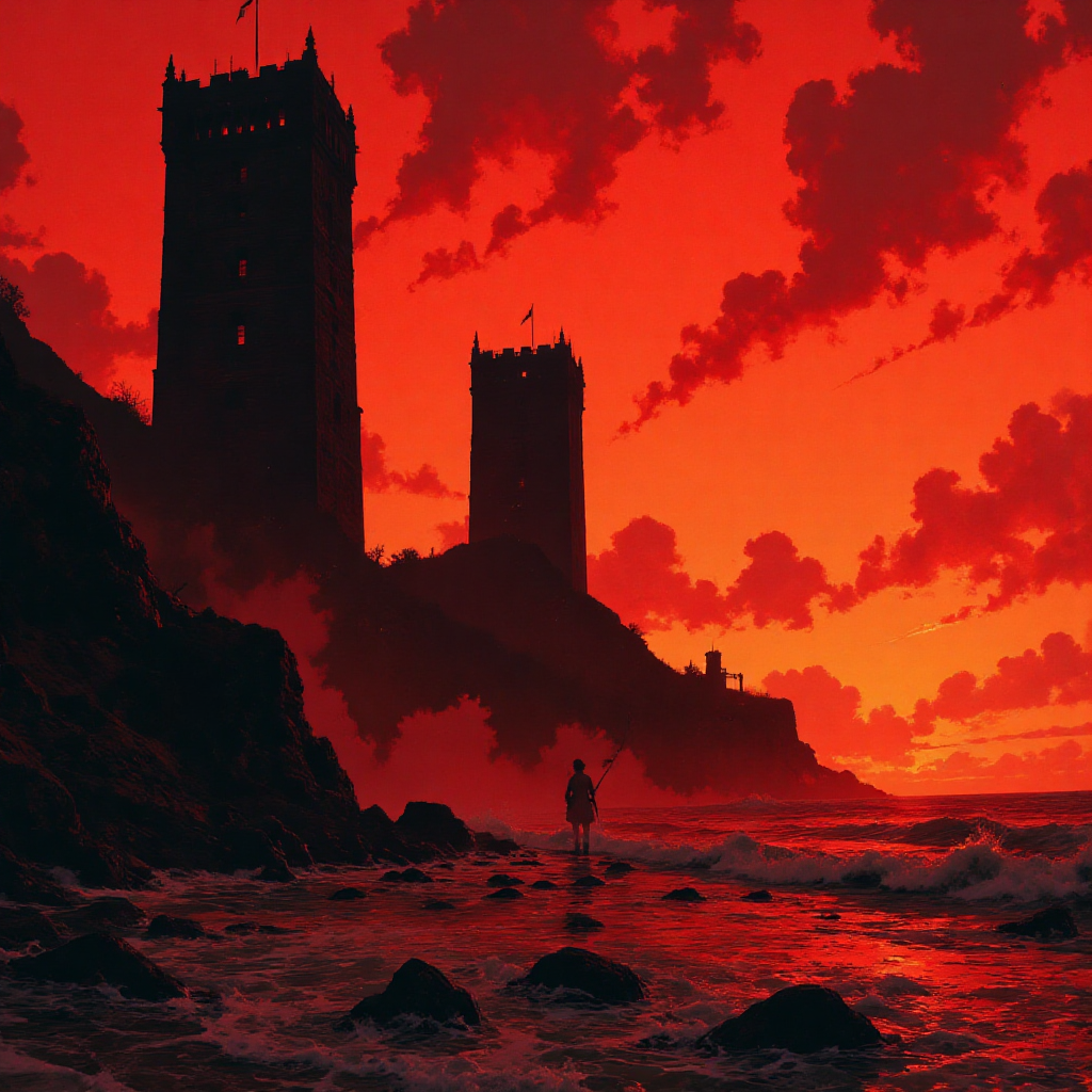 Красные башни и темные тени