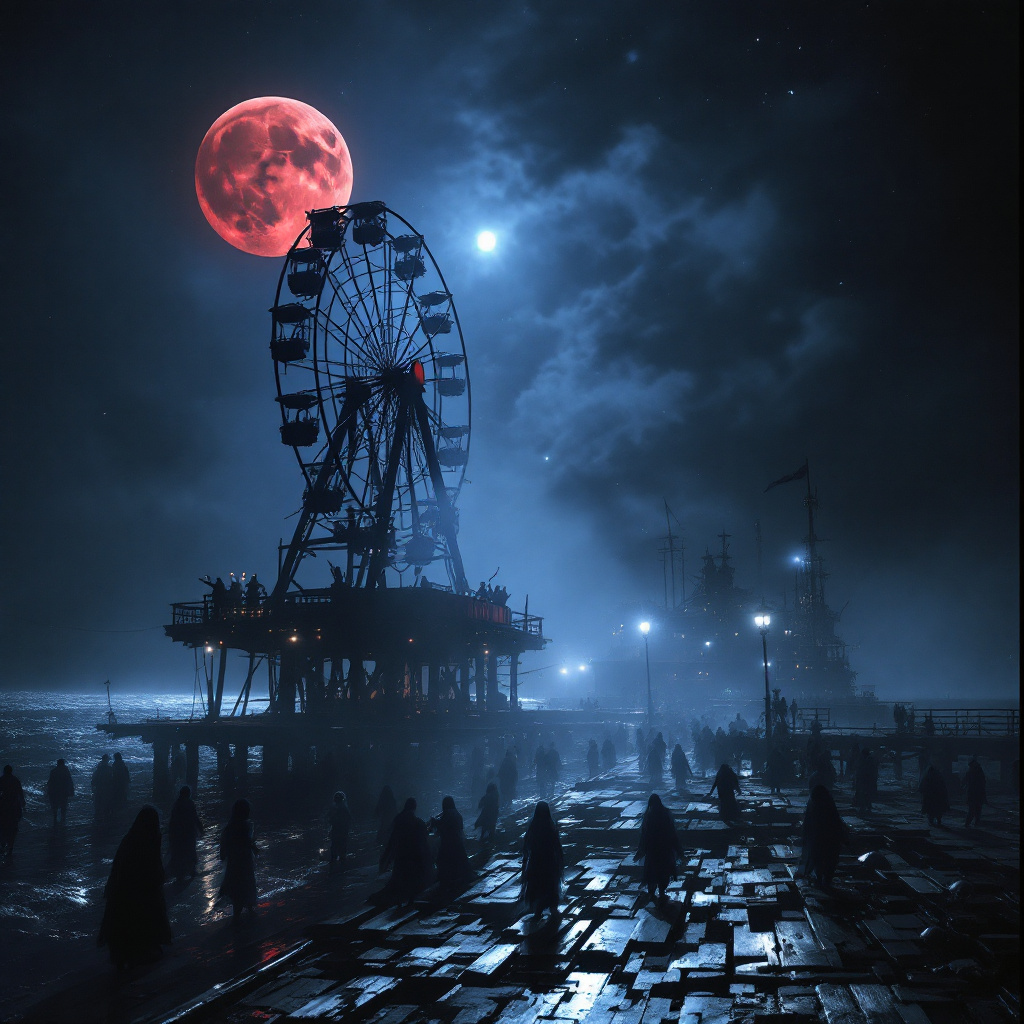 Призрачный карнавал под кровавой луной