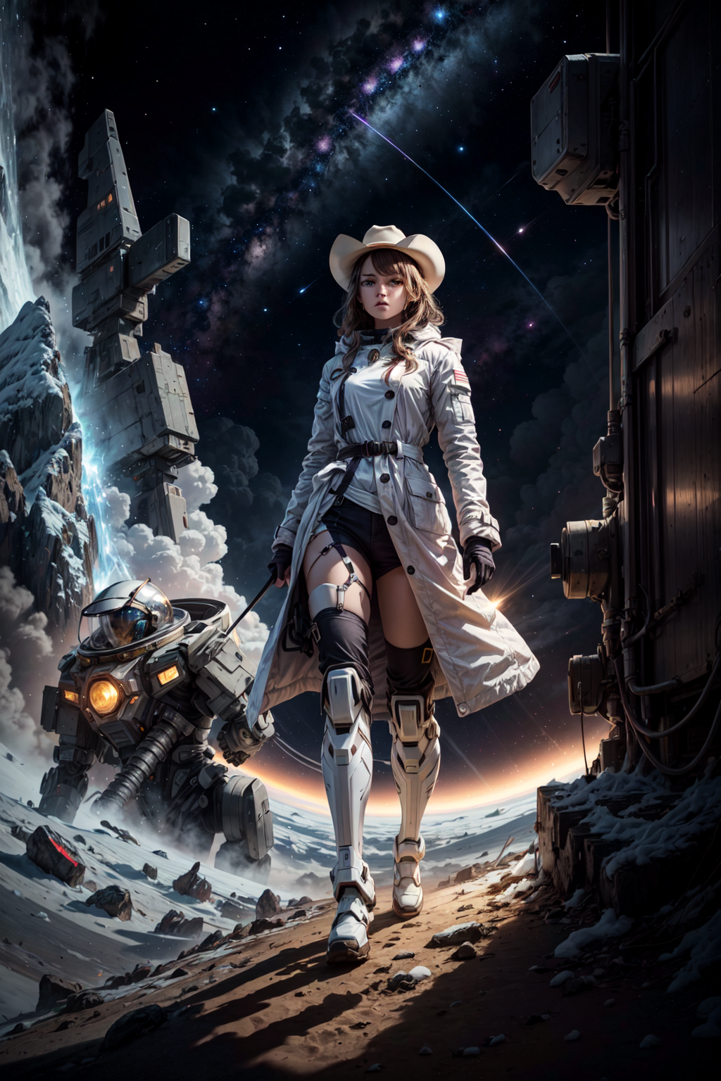 Космическая Ковбойша и Гандам