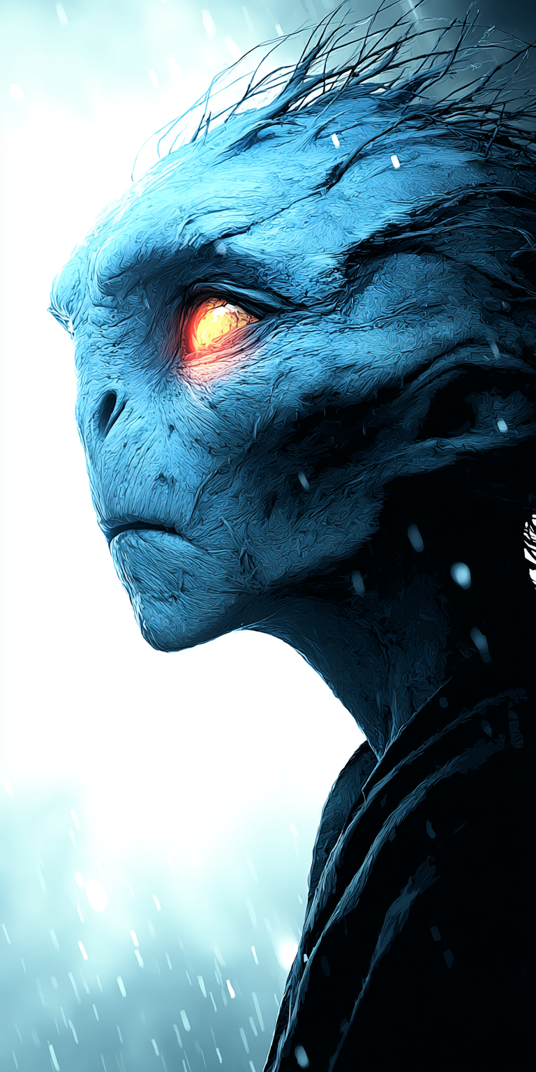 Реалистичная инопланетянка в полный рост