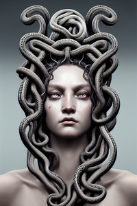 Медуза: детализированный цифровой портрет