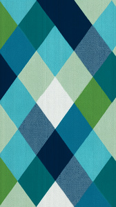 Мятно-синий узор аргиль