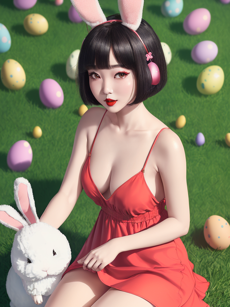 Пасхальный образ корейской айдол