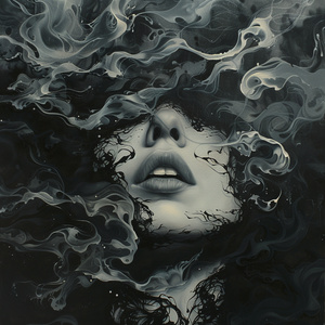 Женщина в дыму, реализм и фантазия