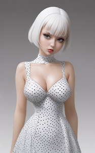 Глитчкор девушка в латексе