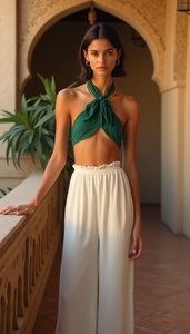 Марокканская терраса, летний образ