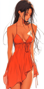 Женский портрет в стиле комикса